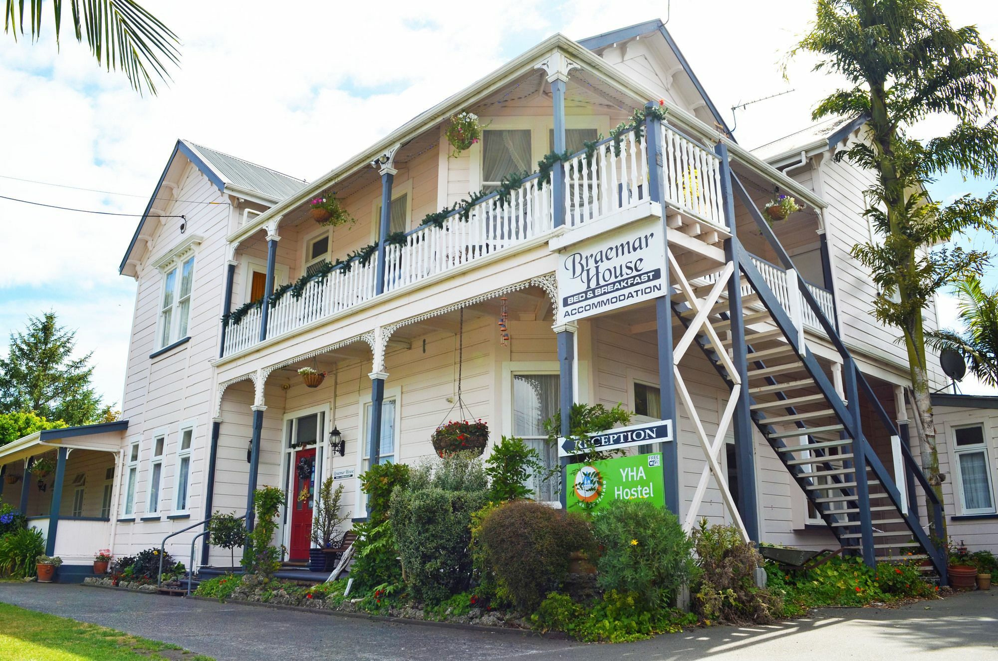 Braemar House B&B And Yha Hostel Whanganui Exterior foto