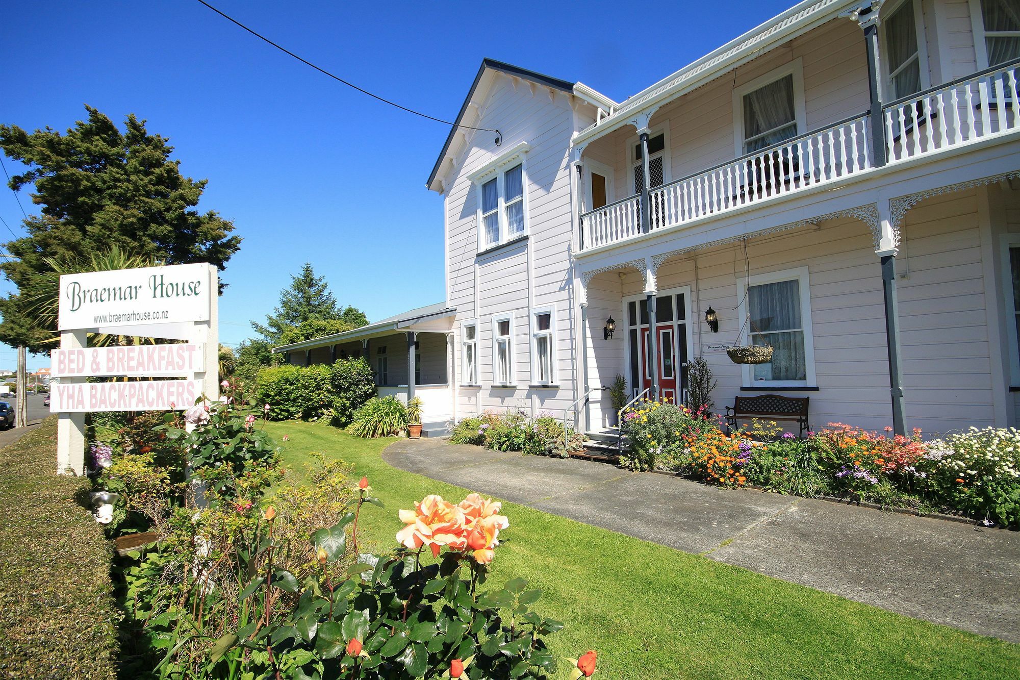 Braemar House B&B And Yha Hostel Whanganui Exterior foto